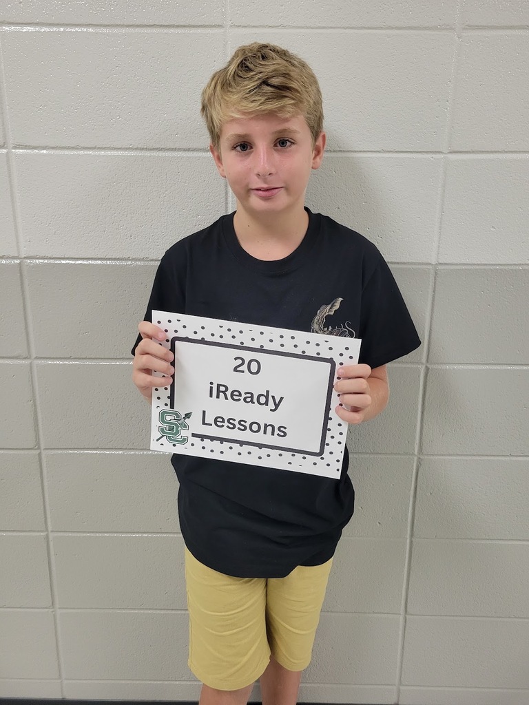 Ms. Hodges would like to give a shout out to Liam Webb for completing and passing 20 iReady Reading lessons!! Way to go!!