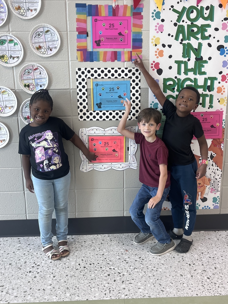 Ms. Tiffany would like to give a shout out to these students for 25 or more fluent facts!!
