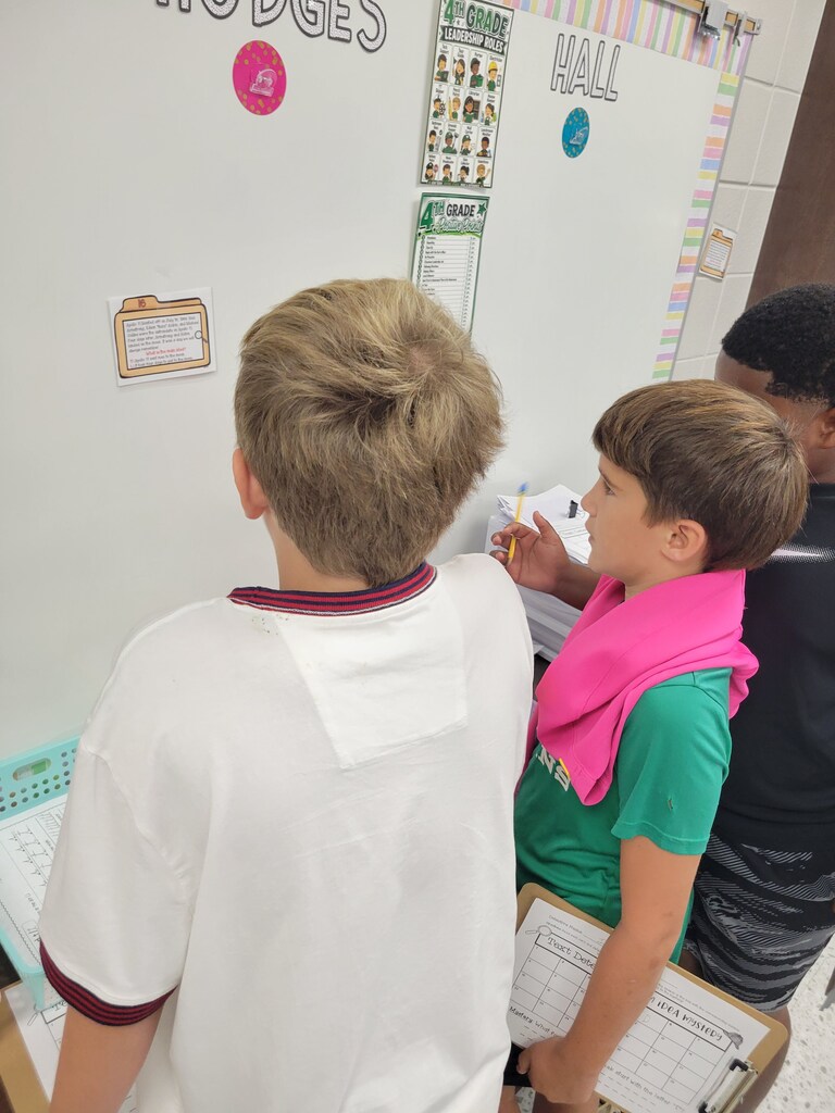 Ms. Hodges' ELA Classes were Text Detectives this week! The classes participated in a review activity to determine  the main idea of passages that lead to mystery clues. They all displayed great teamwork!