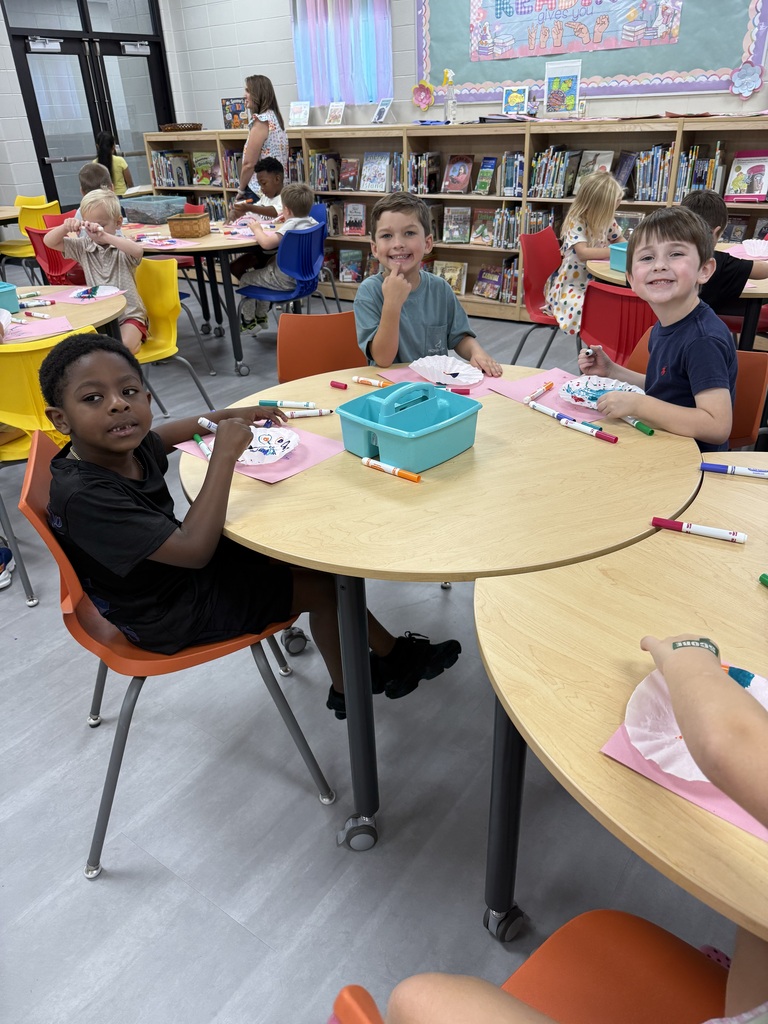 Miss Jodi Harper and Miss Saylor Odom’s class went to the Media Center for a Dot Day activity. Thanks Miss Layne and Miss Lauren for making it so much fun! 
