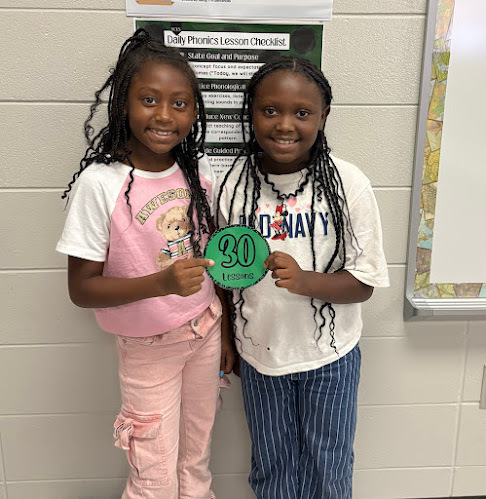 Ms. Annette would like to give a Shout Out to Royalty McKinney and Alayah Flagler for passing 30 IReady lessons. Keep up the good work!