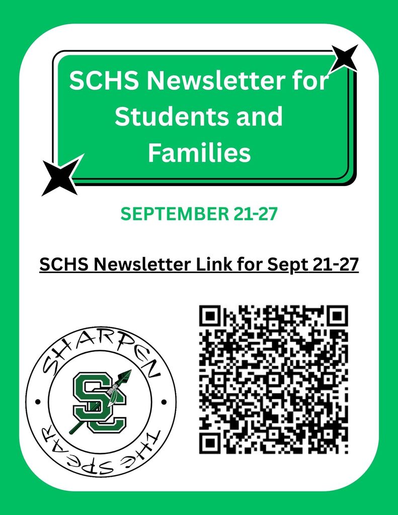 SCHS Newsletter for Students and Families