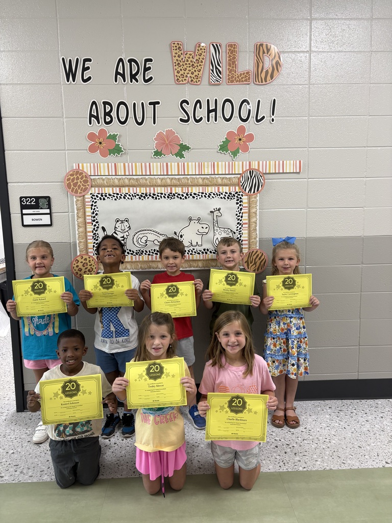 Hattie Rykard, Noel Stringer, Chance Richardson, Bentley Elmore, Saylor Cunningham, Kentrel Johnson, Tenley Mercer, and Charlie Blackburn