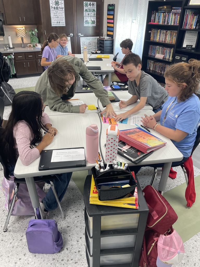 📚✨ Fifth Grade ELA in Action! ✨📚  Mrs. Croom’s fifth grade ELA classes have been working hard on analyzing character traits, conflicts, and relationships! Students are taking a closer look at characters’ actions and choices and using text evidence to support their claims and thinking. 🔍📖  They’re also putting all of these skills together to determine the theme of a story. By analyzing characters, their actions, challenges, and relationships—and supporting their ideas with evidence—students are discovering how the events of a story connect to a deeper message or lesson. 💡  We are so proud of the thoughtful readers and critical thinkers these students are becoming! 🌟📚  #FifthGradeELA #ReadingSkills #TextEvidence #CharacterAnalysis #FindingTheTheme #CriticalThinkers
