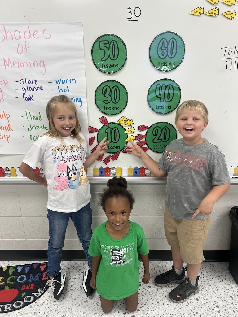 Congratulations to Haizlee, Tripp, and Rhy'Lei for passing 10 Iready Math Lessons. Keep up the great work!