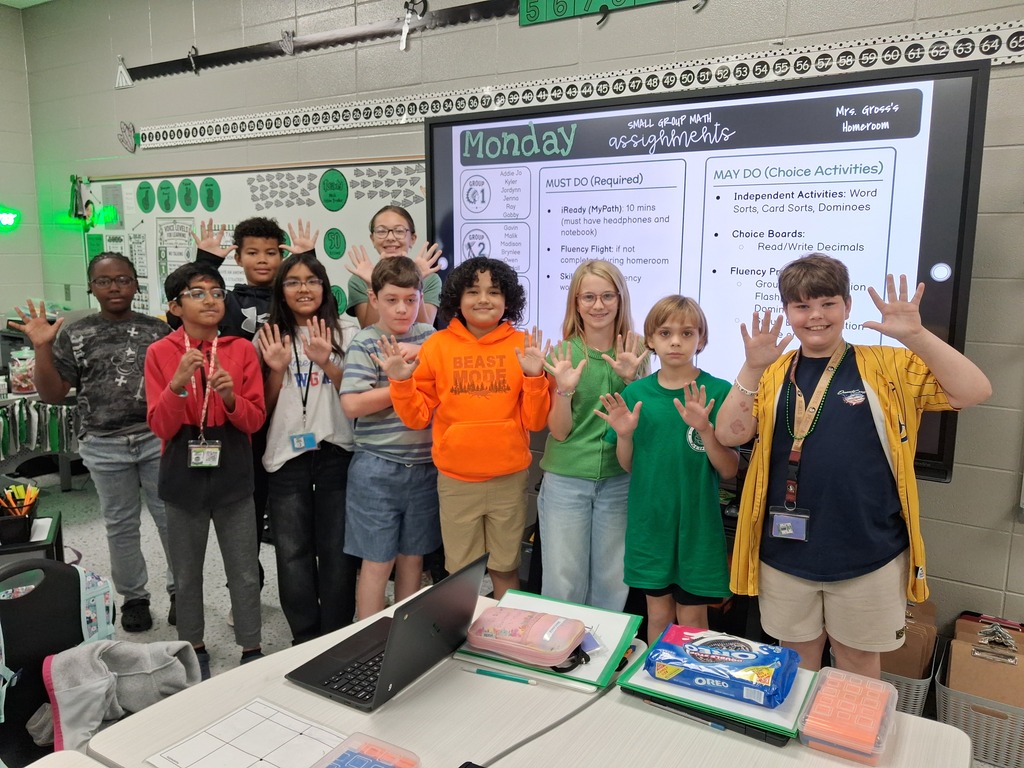 "🎉 Congratulations to these i-Ready Math Superstars in Mrs. Gross and Mrs. Croom's homerooms! 🎉 These students have successfully completed 10 i-Ready Math lessons! 📚✨ Their focus, determination, and hard work are paying off! We are so proud of the effort they are putting into their learning. Keep up the great work and keep reaching for those goals! ⭐️👏"