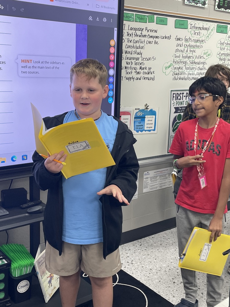 "⚡️ Expository Writing in Mrs. Croom’s ELA Class! 🌬️💨  After reading two informational texts as part of our expository writing unit, Mrs. Croom’s ELA students engaged in a lively debate about the use of hydroelectric plants and wind turbines as sources of energy.  Students responded to a writing prompt asking whether communities should continue to fund each of these energy sources. They had to take a position, defend their reasoning, and support their ideas with evidence from both texts.  Students also had to consider both sides of the issue by explaining whether the benefits outweigh the problems associated with each energy source.  We are working hard to become stronger writers by learning to use evidence, explain our thinking, and support our claims! 📝📚💚"