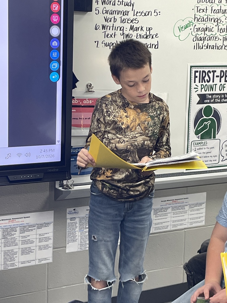 "⚡️ Expository Writing in Mrs. Croom’s ELA Class! 🌬️💨  After reading two informational texts as part of our expository writing unit, Mrs. Croom’s ELA students engaged in a lively debate about the use of hydroelectric plants and wind turbines as sources of energy.  Students responded to a writing prompt asking whether communities should continue to fund each of these energy sources. They had to take a position, defend their reasoning, and support their ideas with evidence from both texts.  Students also had to consider both sides of the issue by explaining whether the benefits outweigh the problems associated with each energy source.  We are working hard to become stronger writers by learning to use evidence, explain our thinking, and support our claims! 📝📚💚"