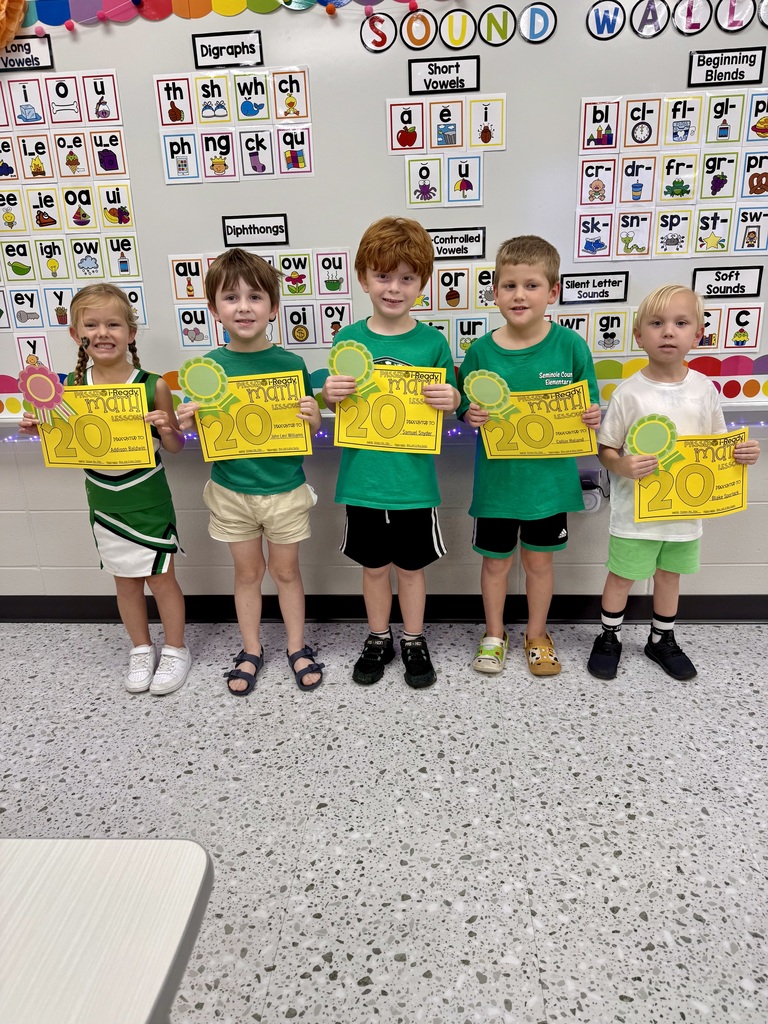 Miss Jodi and Miss Saylor would like to give a “SHOUT-OUT” to Addison Baldwin, John Levi Williams, Samuel Snyder, Collin Roland, and Blake Spurlock for passing 20 iReady Math lessons! Way to go! 
