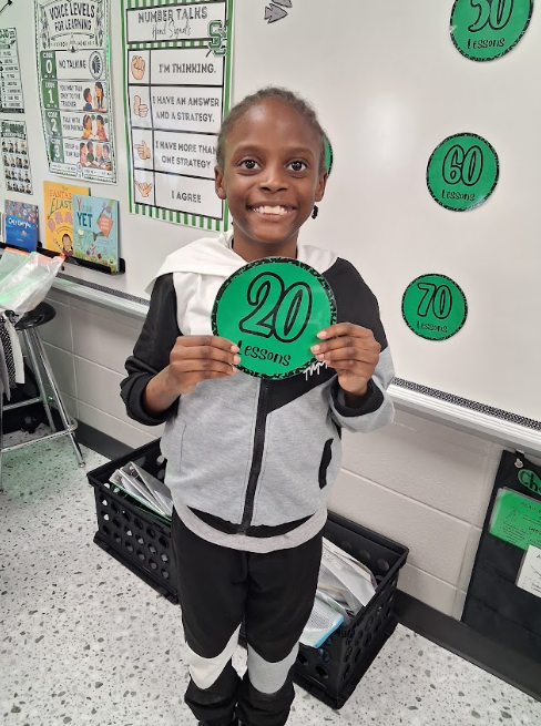 "🎉 Way to Go, Math Superstars! 🎉  Congratulations to Isairis and Jerry for passing 10 i-Ready Math lessons and Ray, Malik, and Dontate for passing 20 lessons! Your hard work and dedication are paying off. Keep up the great work! "