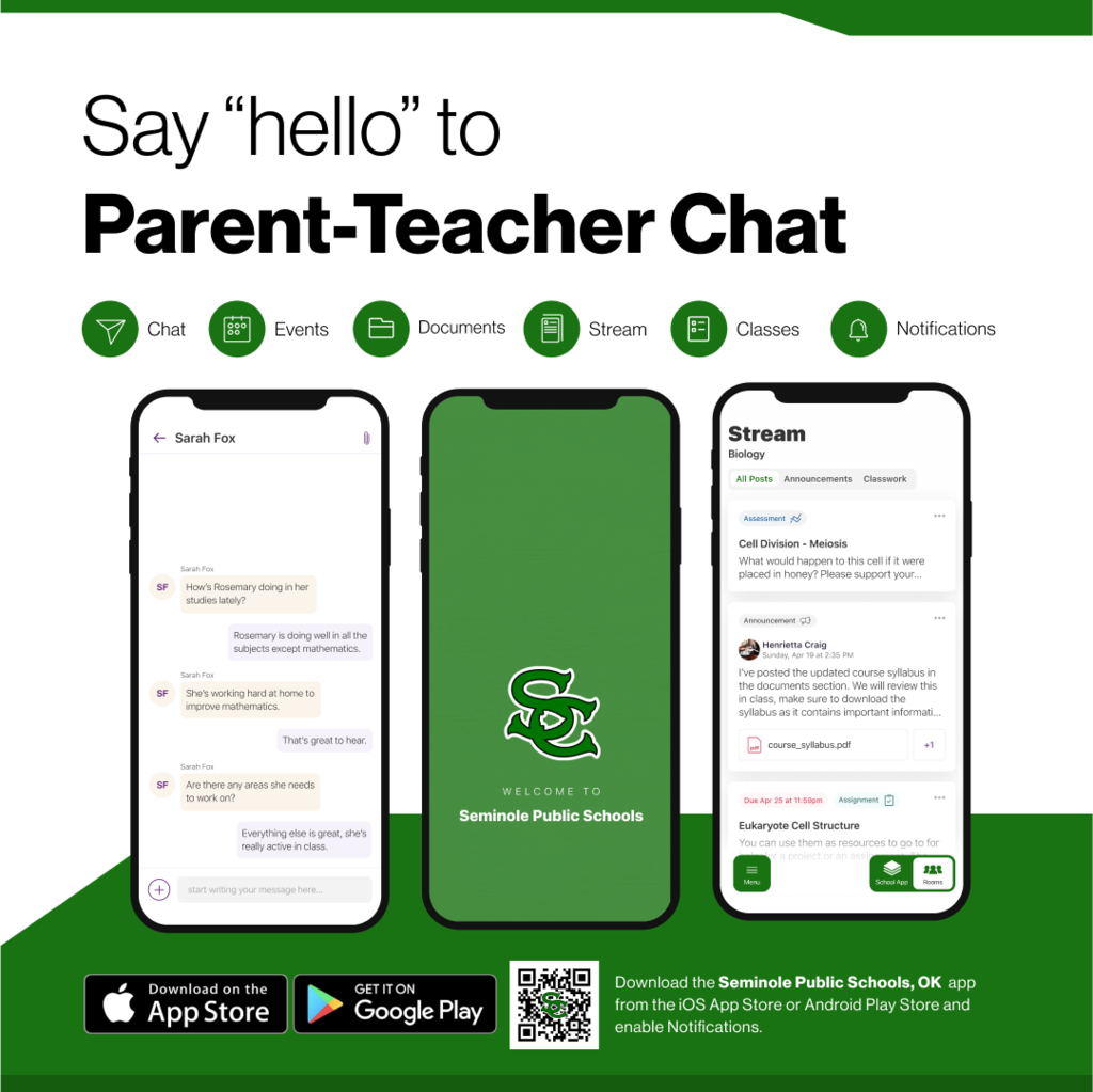 Say hello to parent teacher chat