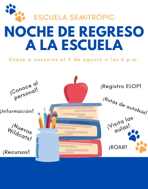 Back to School Night Spanish