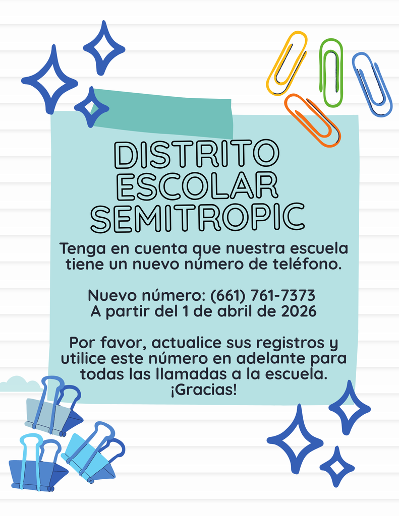 Spanish - New number