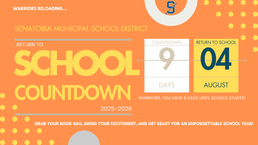 Countdown to 2025-2026 School Year: 9 Days
