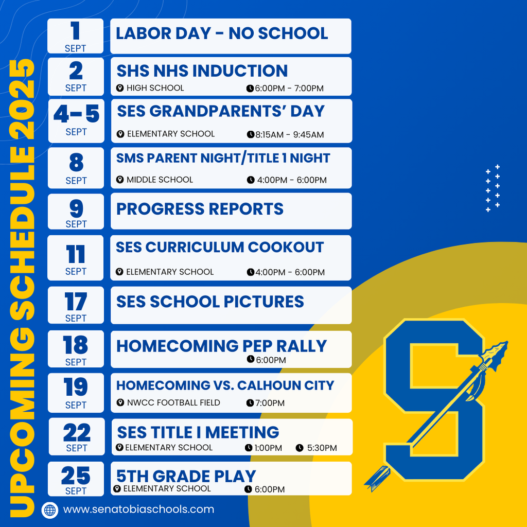 Upcoming Events 2025 - September