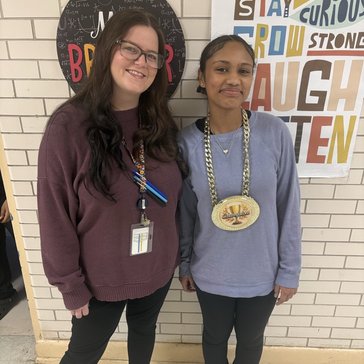 Mrs. Brasher and Laila 