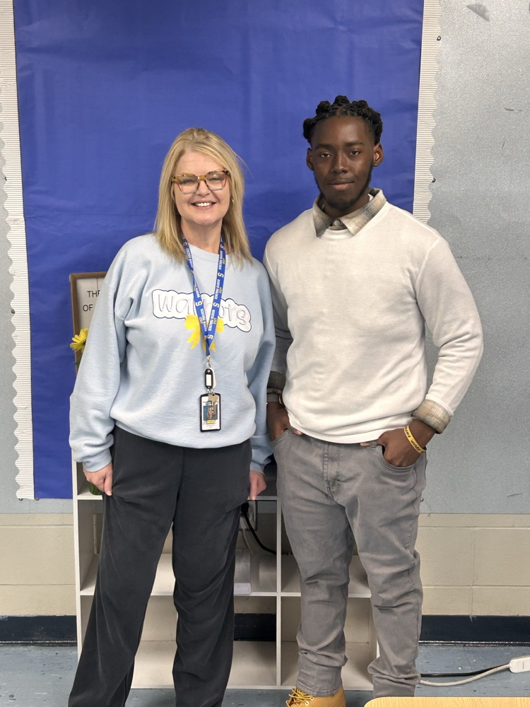 Mrs. Mothershed and Chris