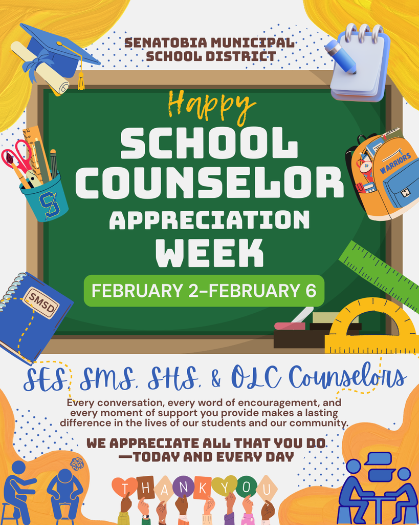 Happy School Counselor Appreciation Week-SMSD-2026