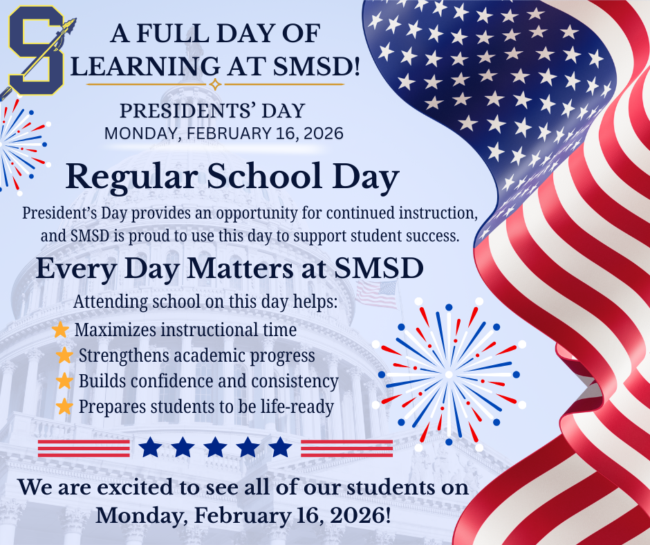 School on Presidents' Day! 2026