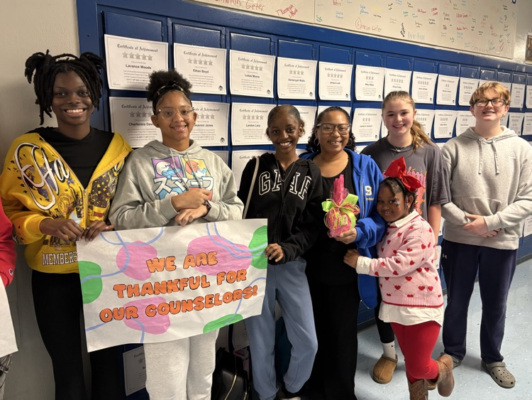 Ms. Gibbs and her hype squad 