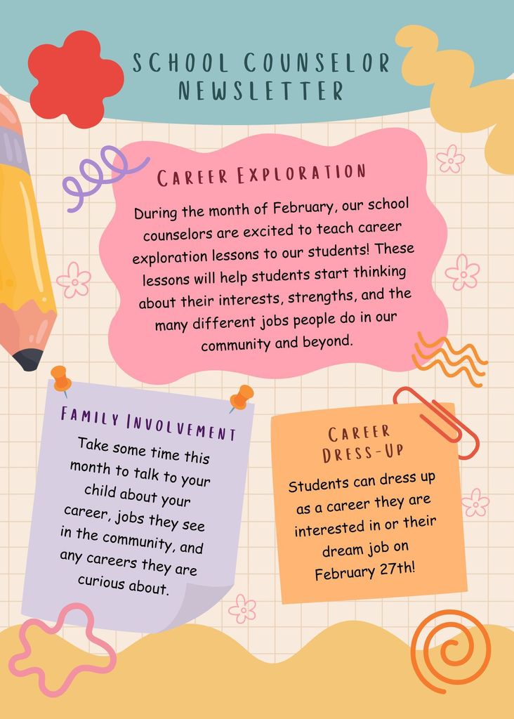 School Counselor Newsletter