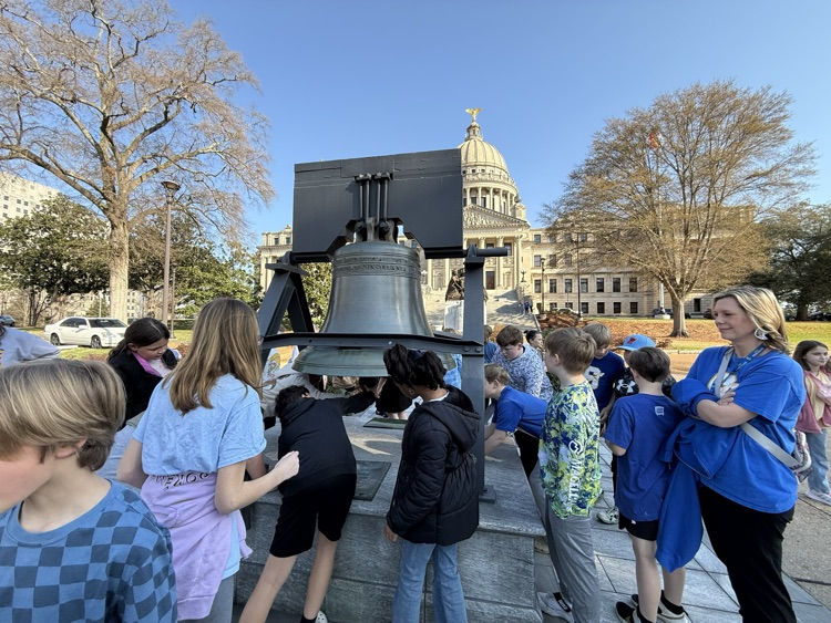 National Elementary honor Society at the Capitol building