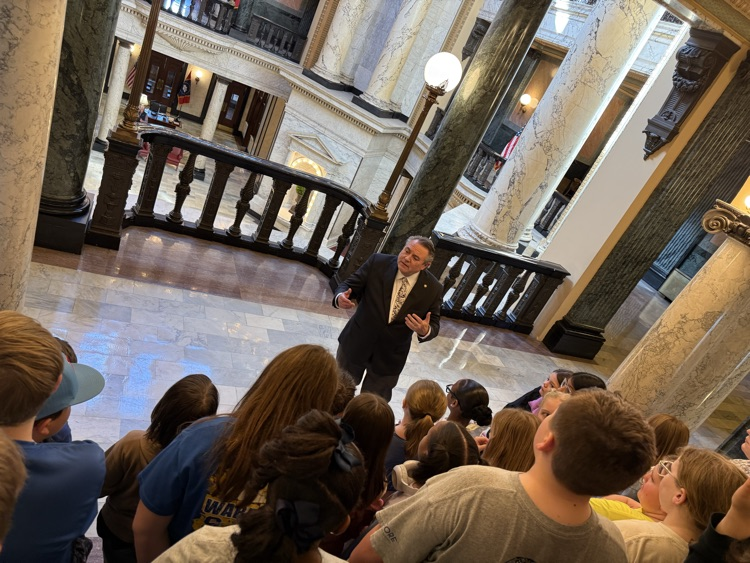 National Elementary honor Society at the Capitol building