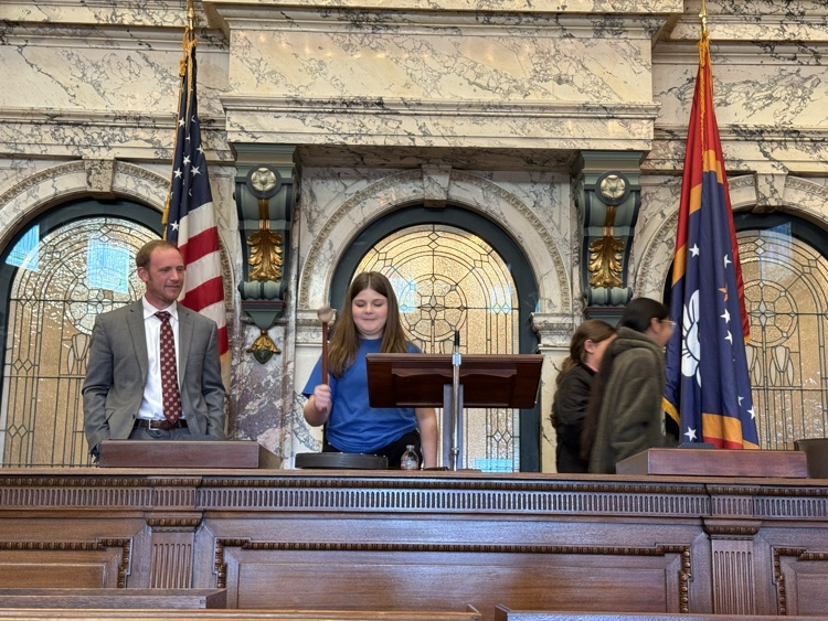 National Elementary honor Society at the Capitol building