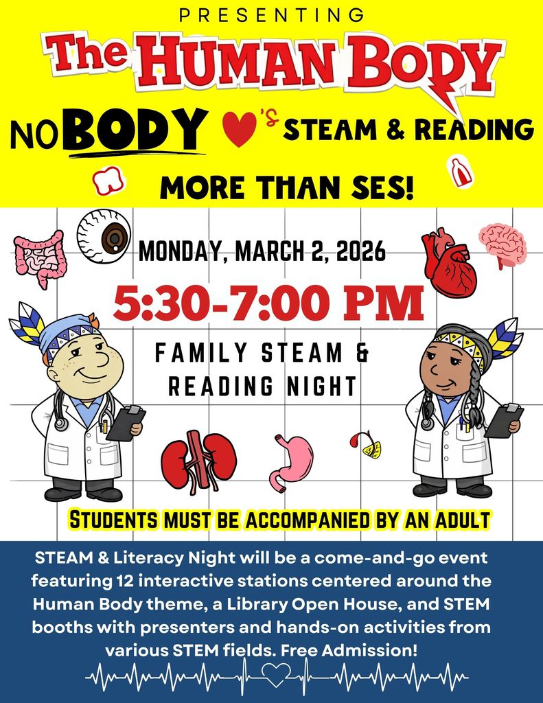 Family Steam & Literacy Night