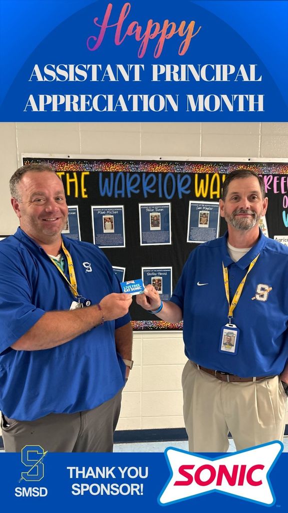 Dr. Jim Howington- Happy AP Appreciation Month! 2026- Sonic Sponsor