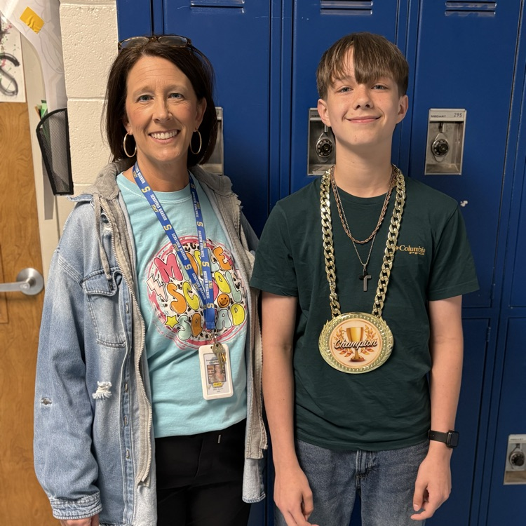 Mrs. Hissong and Levi 