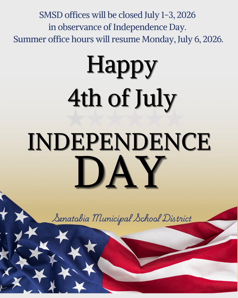 SMSD Offices will be closed July 1-3, 2026 in observance of the 4th of July. (2026)