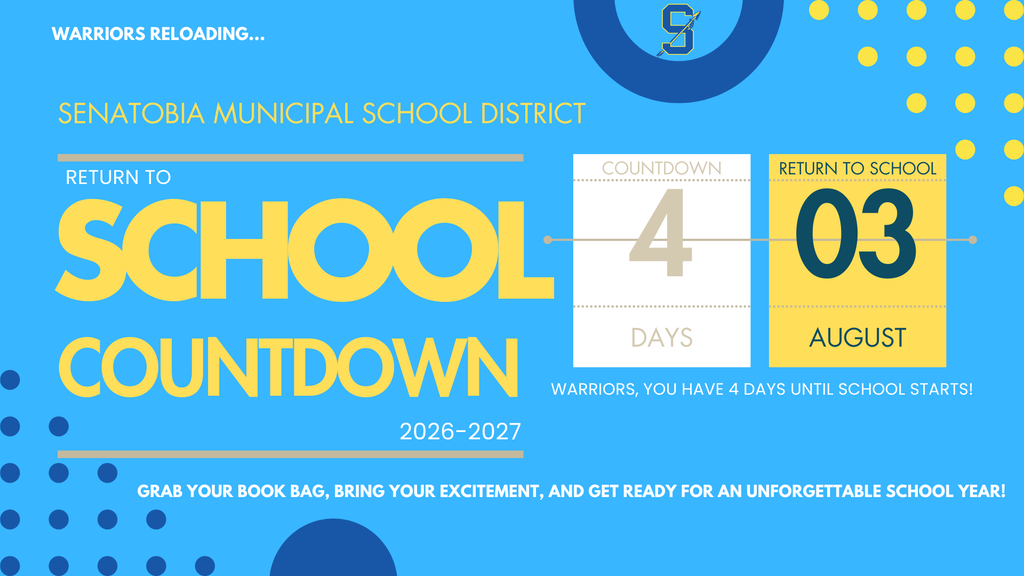 Countdown to 2026-2027 School Year- 4 Days