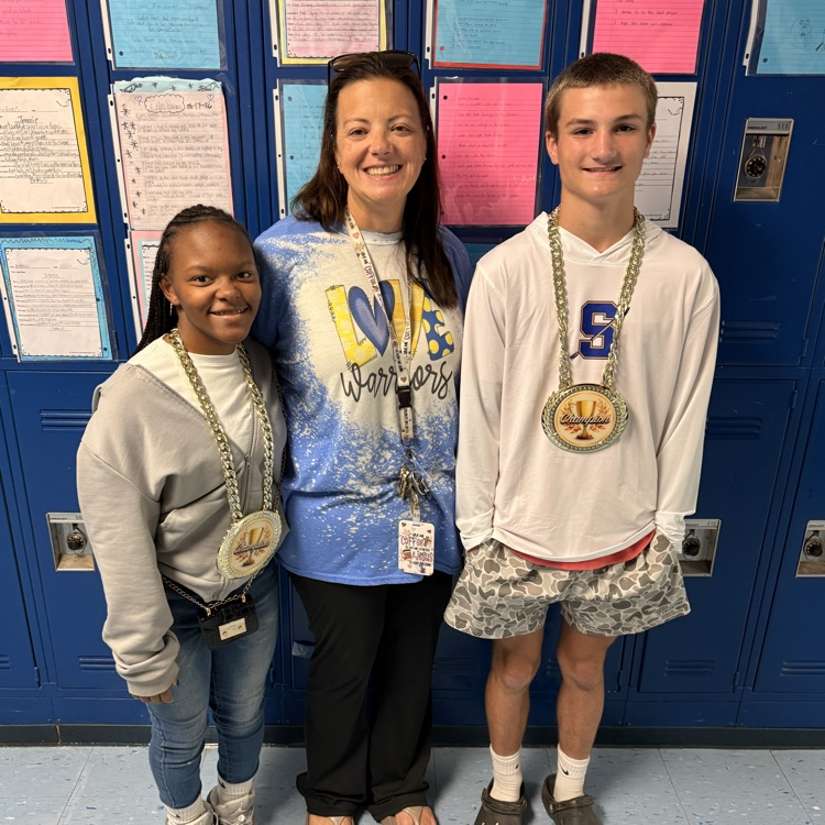 Jordyn Mason, Mrs. Spencer, and Nathan Newton 