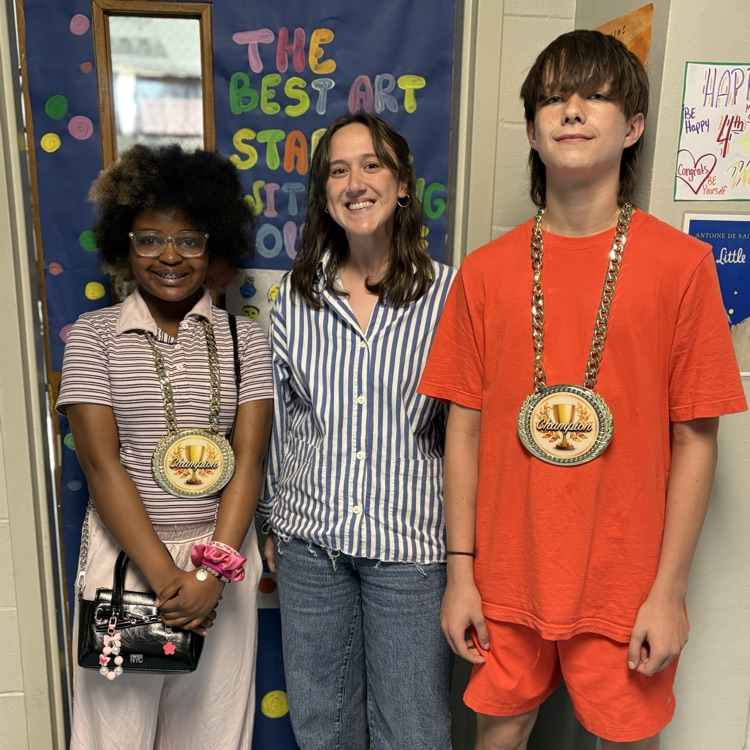 Megan, Ms. Rhone, and Levi