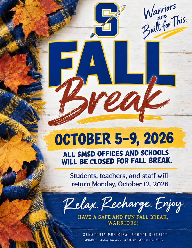 Fall Break- October 5-9, 2026