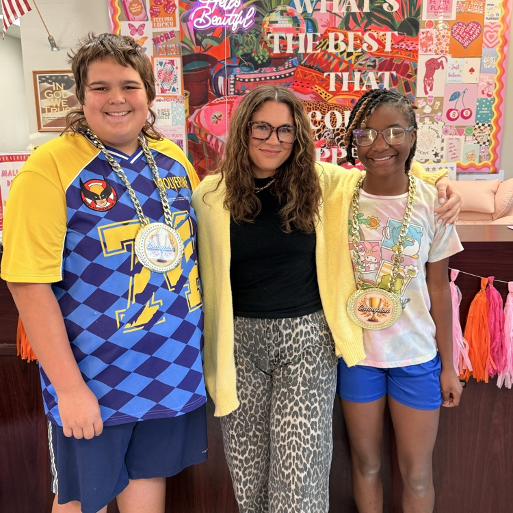 Elijah, Miss Mallorey, and Joshlynn 