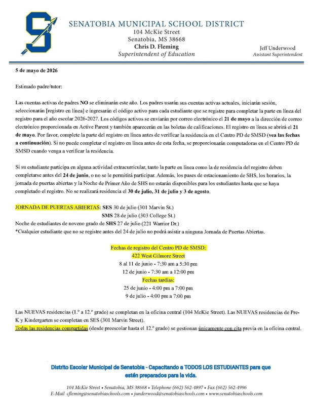 2026-2027 Residency Verification Information