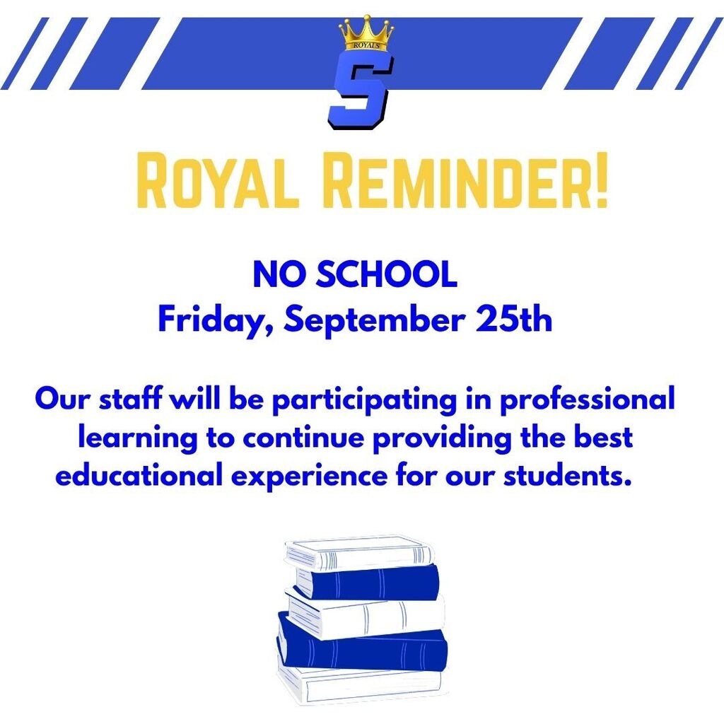 Staff PD Day- No school