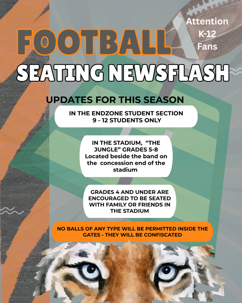 FOOTBALL INFORMATION FOR ALL STUDENTS