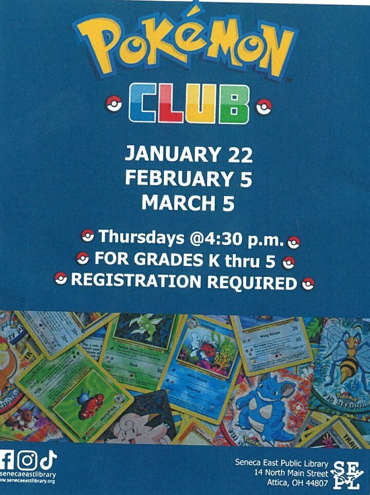 Pokemon Club Flyer