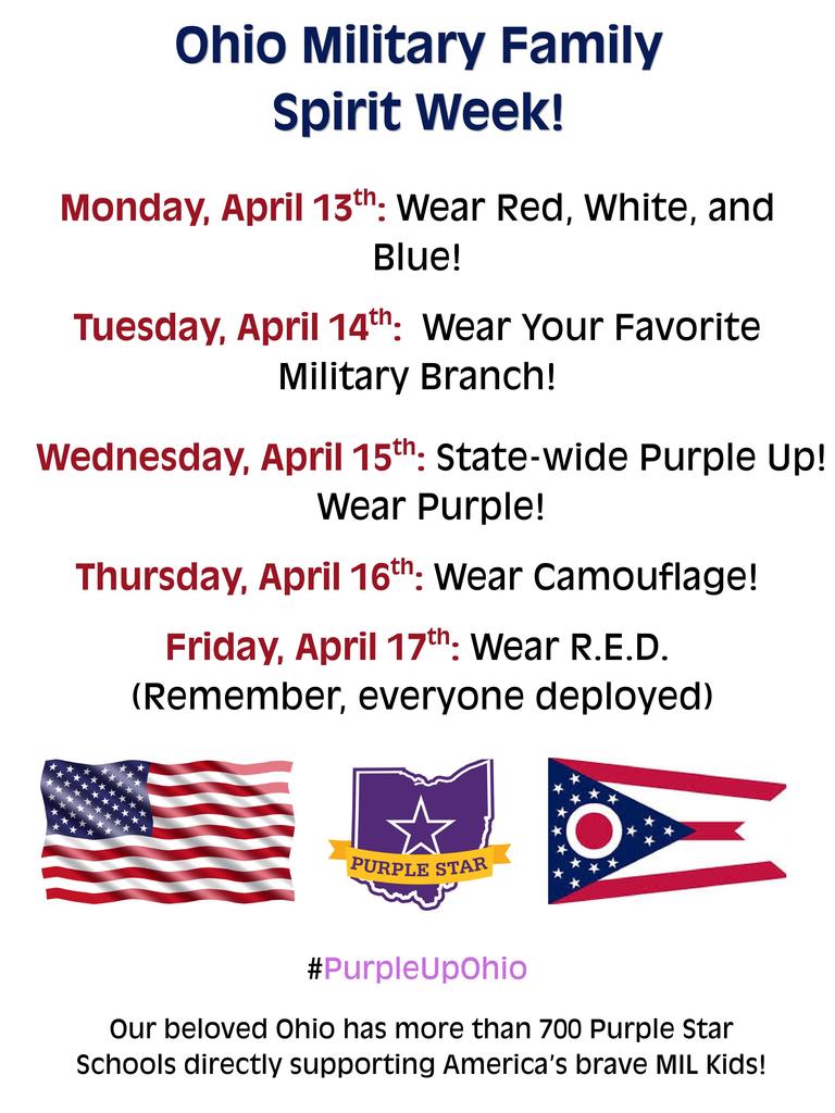 Military Family Spirit Week