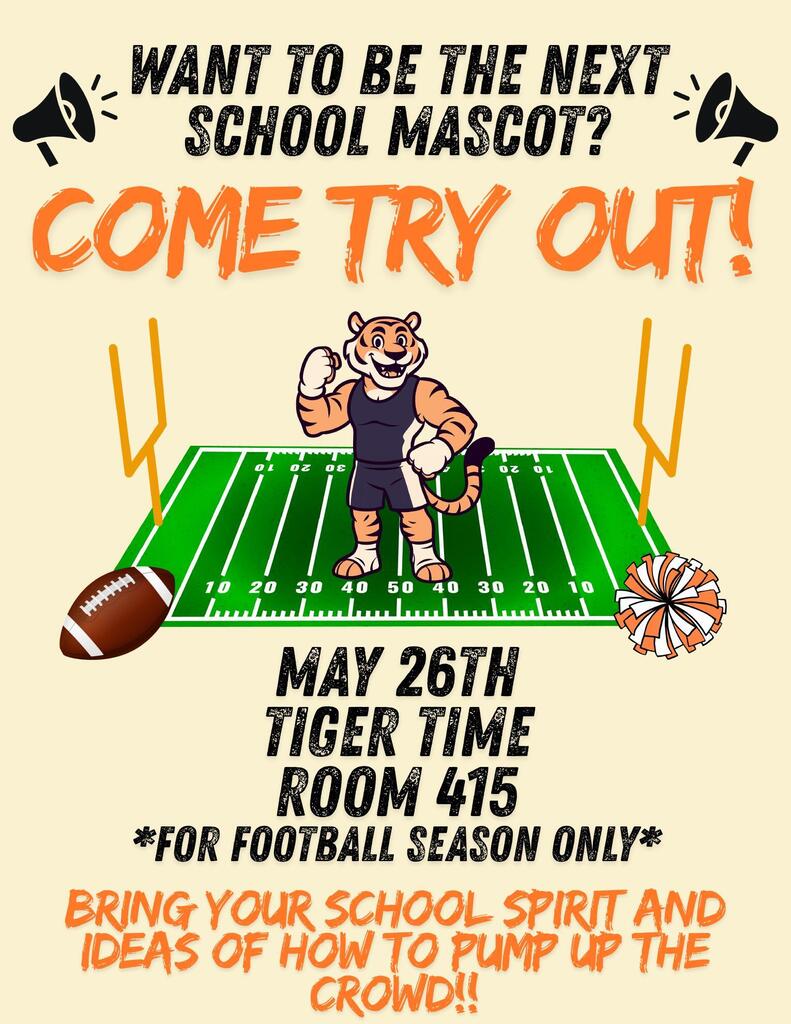 Mascot Try Out Flyer