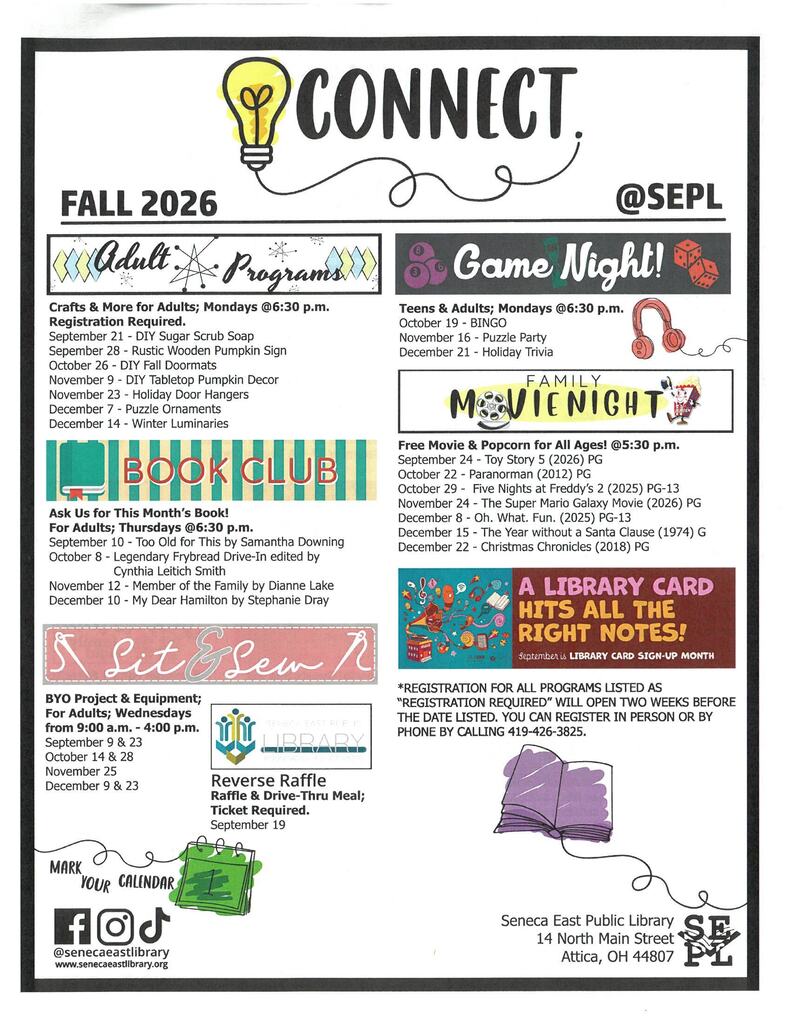Fall SEPL Flyer