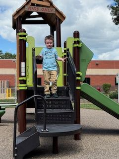 Students playing on the playground