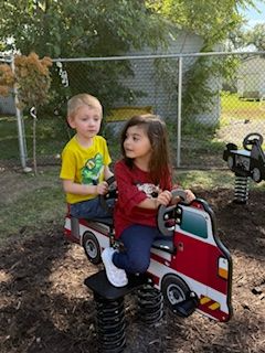 Students playing on the playground