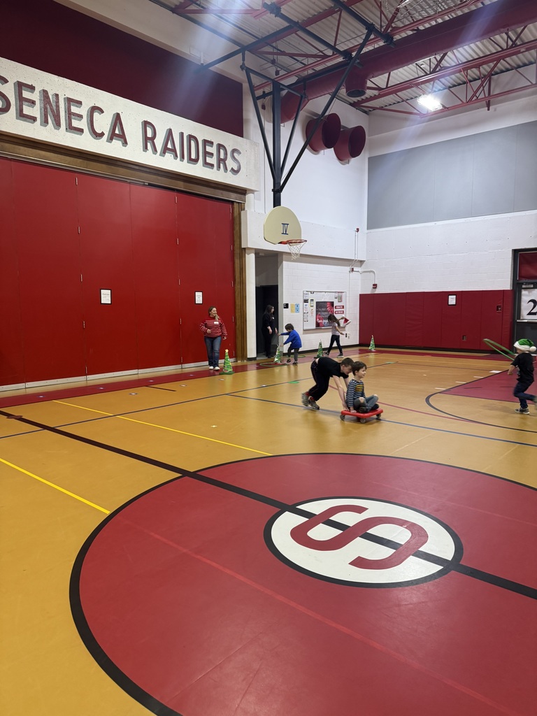 Sledding and Hoop toss