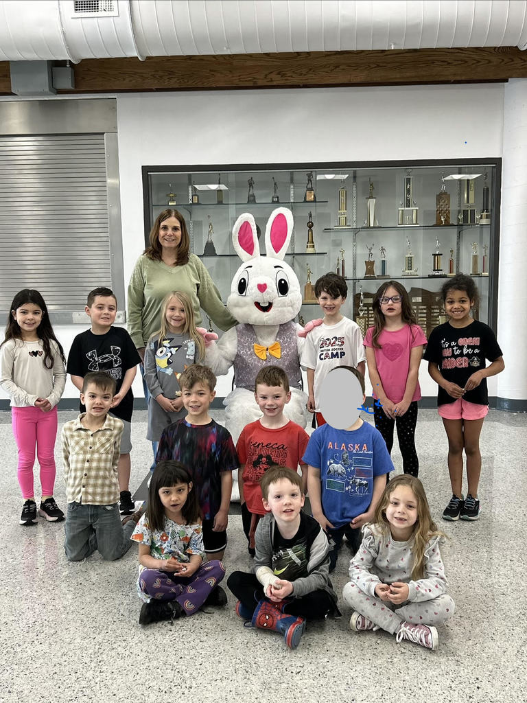 Kids with Easter Bunny