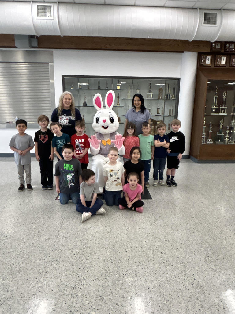 Kids with Easter Bunny