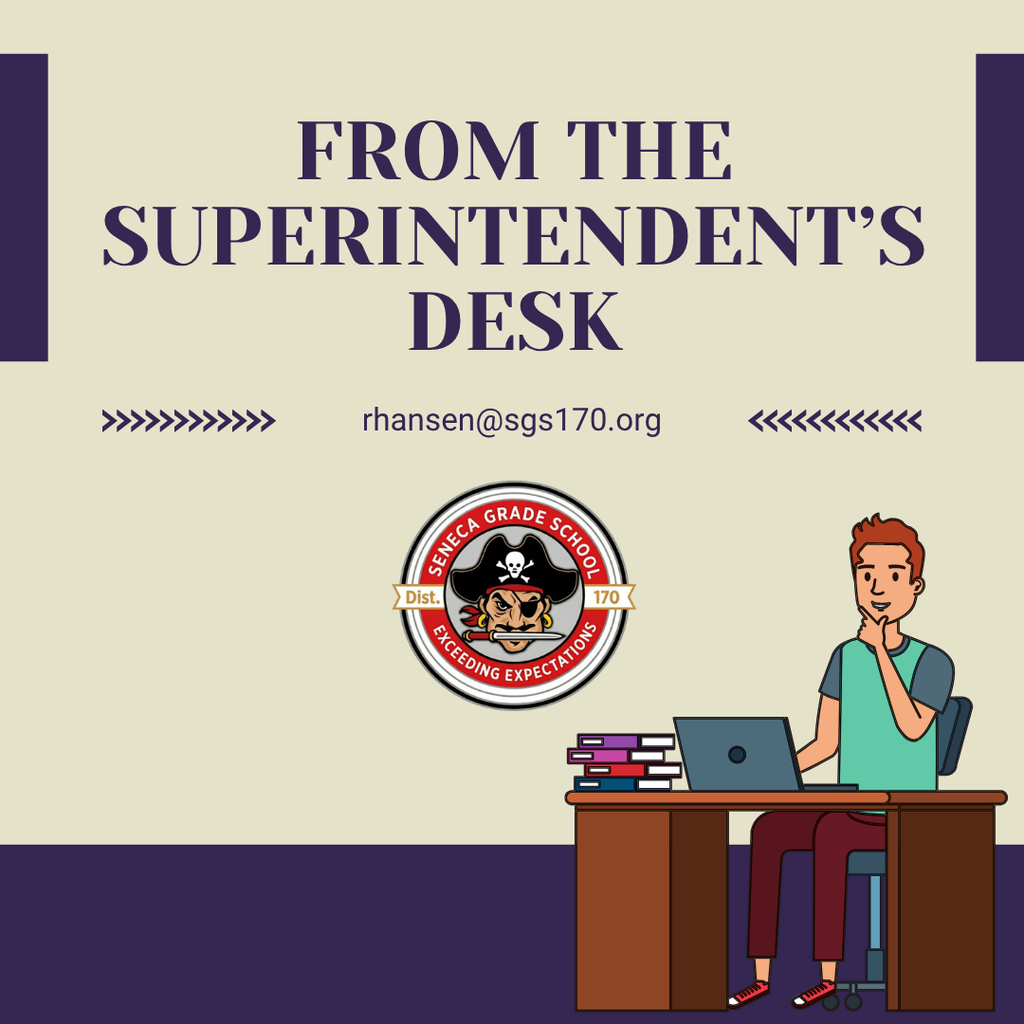From The Superintendent's Desk